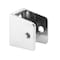 Prime-Line U-bracket, For 1 in. Panels, Zinc Alloy, Chrome Plated Finish (Single Pack) 656-6419 - alternate 1